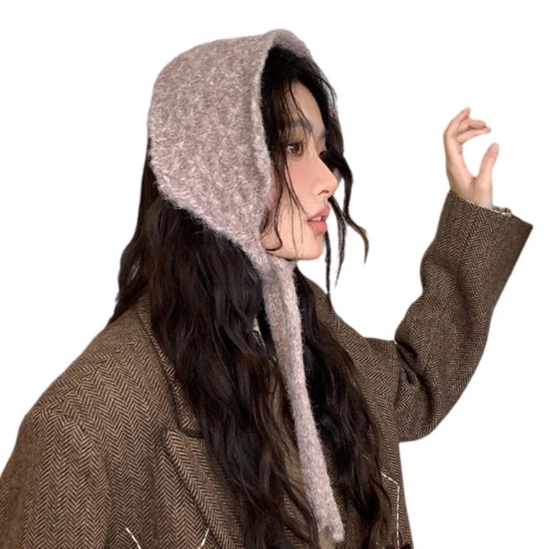 Warm Earmuffs Knitted For Winter Outdoor Activities Halloween