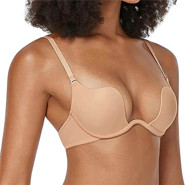 Invisible Push Up Bra Backless Women Bras Sexy Brassiere Open Back