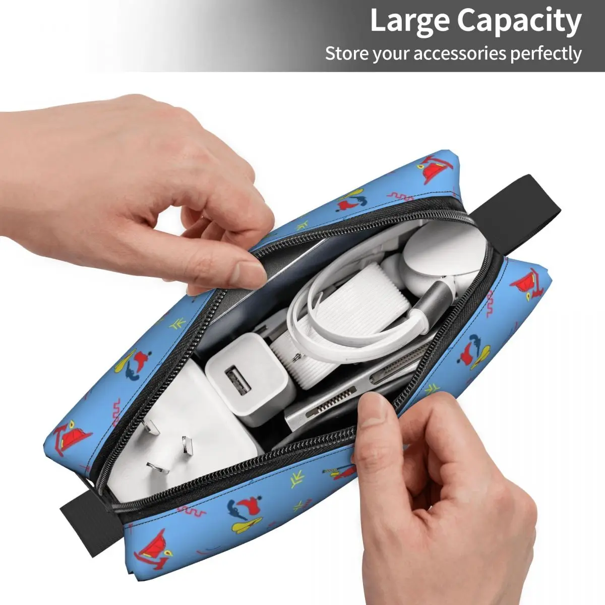 Child's Play Good Guys Chucky Makeup Bags Women Cosmetic Bag Trendy Travel Pouch for Purse Storage 4