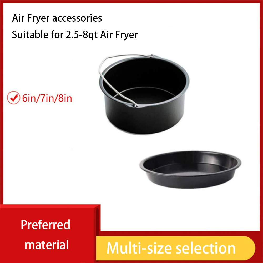 

Air Fryer Baking Tray Set Preferred Material Easy To Clean High And Low Temperature Resistance Easy Demoulding Kitchen Tools