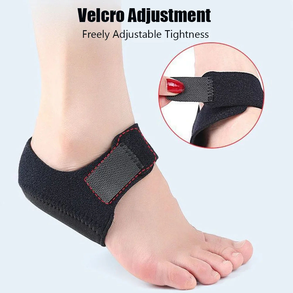 Shoe Insoles Silicone Gel Heel Cup Cushion Shock Absorption Shoe Pads for Plantar Fasciitis Spurs Moisturising Foot Care Protector Inserts