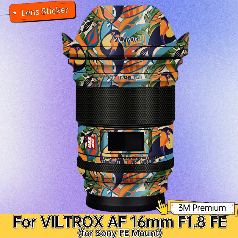 

Для VILTROX AF 16 мм F1.8 FE для Sony FE Mount наклейка на рассеиватель Защитная Наклейка против царапин защитная пленка AF16F1.8 16/1.8 FE