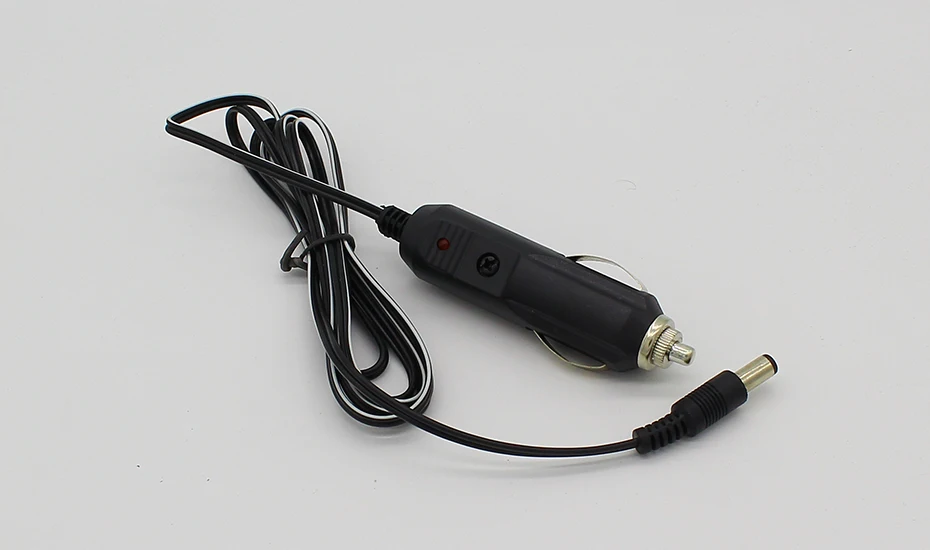 Description Picture 2 of itemCar Cigarette Lighter 5.5*2.1mm Plug Cigar Power Connector Fused With Light LED With 1.5m Wire Cable End Caps