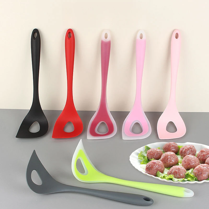 Meatball Scoop Ball Maker Durable Silicone Meatball Maker Tool Non-Stick Meat Baller Manual Scoop Fish Ball Spoon