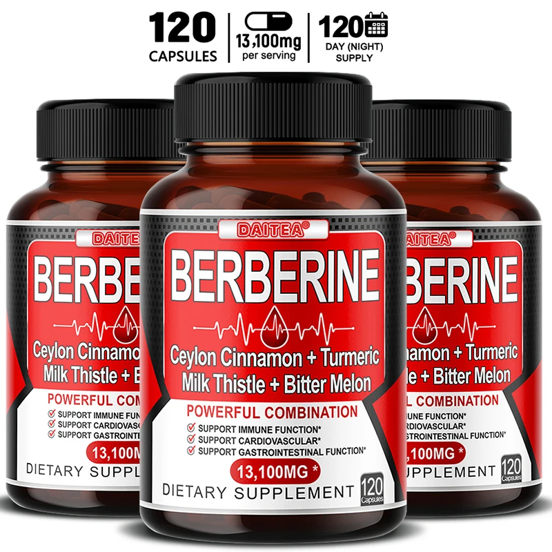 8 in 1 Berberine Supplement with Ceylon Cinnamon Turmeric