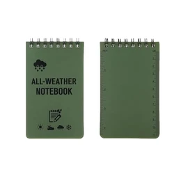 Waterproof Tactical All - Weather Mini Notebook for Outdoor and Office Use (Green)