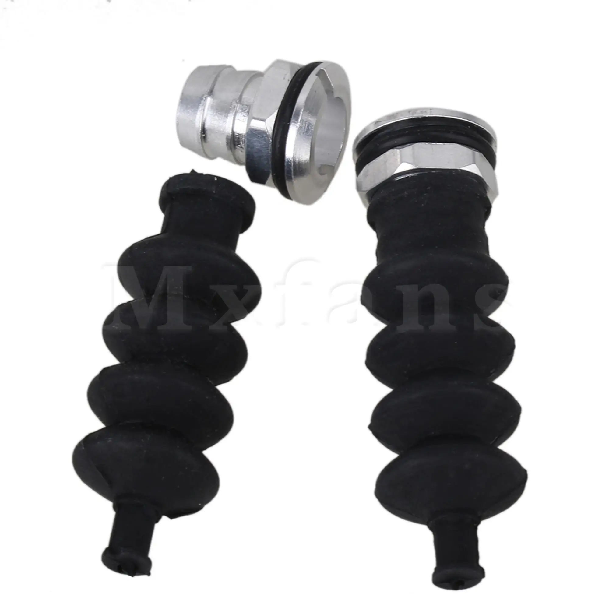 

Mxfans 10 Set of Black Rubber Waterproof Push Rod Seal Bellow 42mm for RC Boat