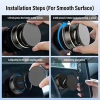 2026 New Vacuum Magnetic Phone Holder for Car - Suction Cup Phone Mount for MagSafe, 360° Rotatable Portable Strong Magnet Stand - Image 6
