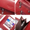 Fashion Women Genuine Leather Wallet RFID Blocking Tri-fold Credit Card Holder Luxury Long Female Phone Clutches purse for women 5