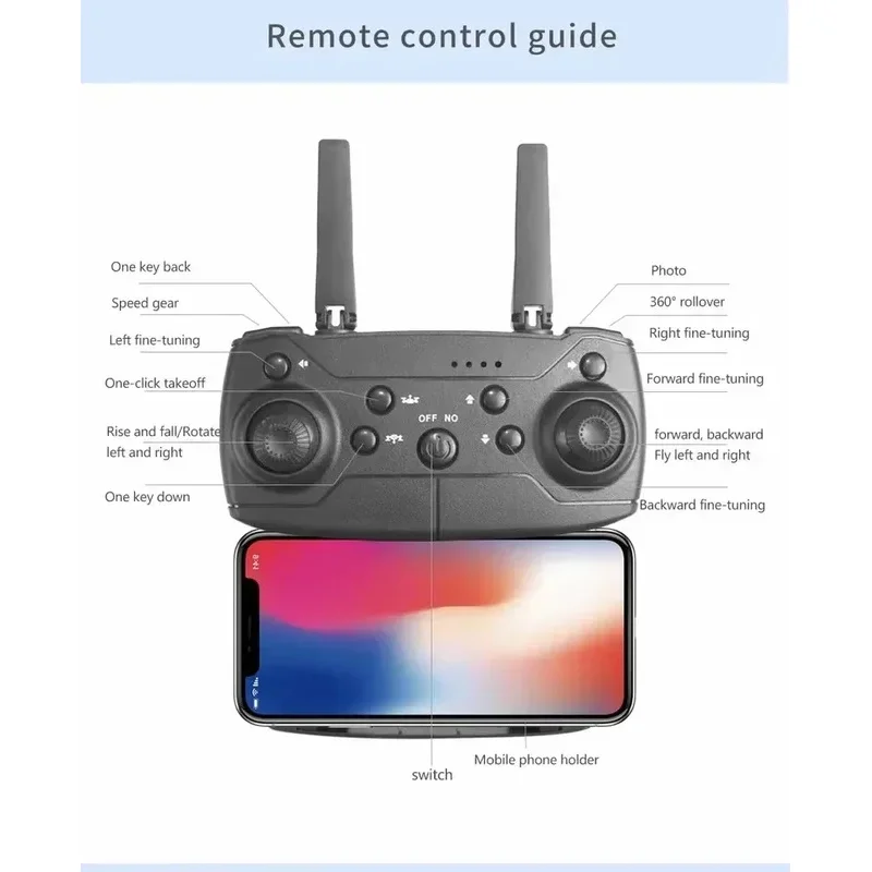 Drone 4K avec caméra, pliable, WiFi FPV, pour débutants