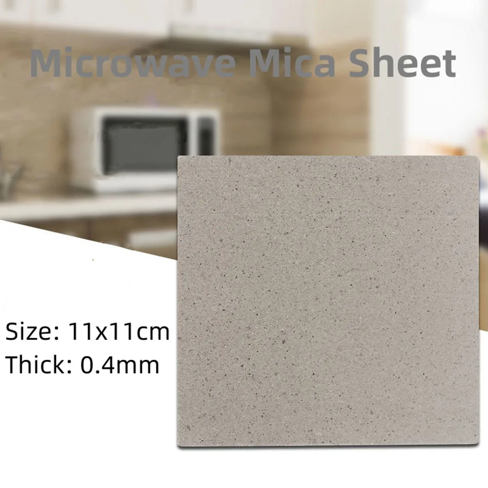 Universal Microwave Oven Mica Sheet Wave Guide Replacement Cover Sheets 5pcs 11x11cm Microwave Oven Mica Plate Sheet