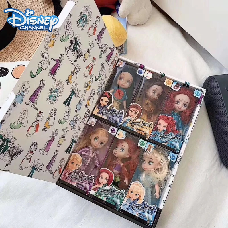 Куклы Принцессы Диснея «Холодное сердце», Белоснежка, маленькая Русалочка, Анна, Эльза, экшн-фигурка, игрушка, кавайная модель, кукла для детей, подарок на Рождество