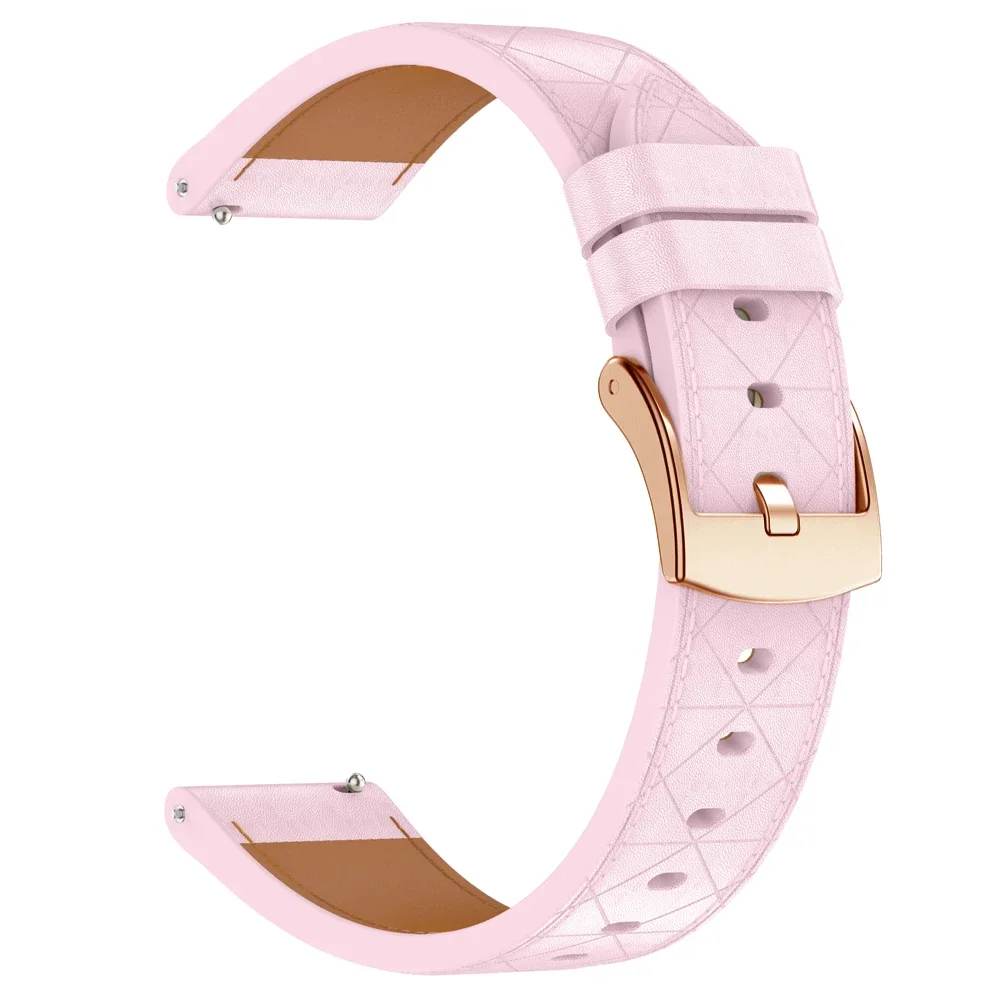 Premium PU Leather Smart Watch Strap - 18mm/20mm Wristband Bracelet