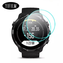 2-Pack Clear Tempered Glass Screen Protector, 9H Anti-Scratch HD Glass (For SUUNTO 7)