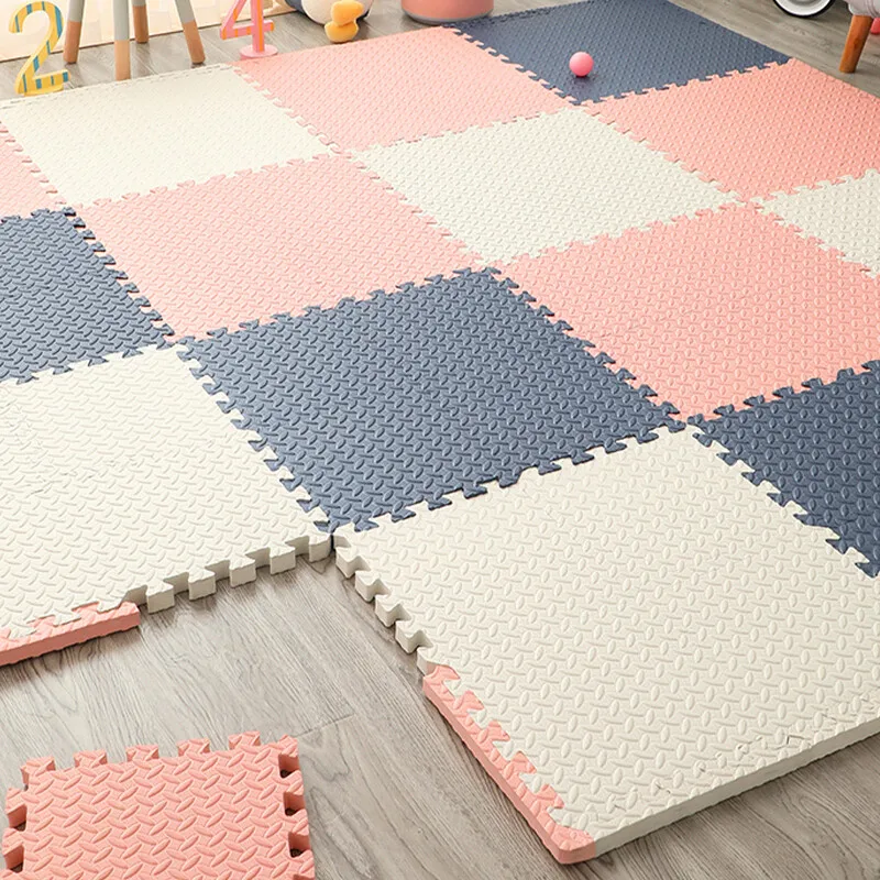 16pcs 30cm EVA Foam Rug Children Room Activities Mat For Baby Puzzle Mat For Children Thick Baby Play Mat Kids Carpet Mats chinese light luxury thick carpet for living room rug children bed room fluffy floor carpets window bedside home decor rugs mat