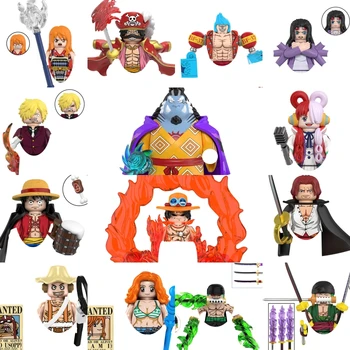 Latest version Building Blocks Japan Anime Bricks Dolls Mini Action Toy Figures Assemble Blocks Children Gifts 1