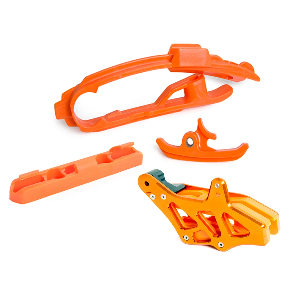 Motocross Swingarm Chain Slider Kit Cnc Chain Guard Guide Morsetto Per Tubo Freno Per Ktm 125-450 200 250 300 350 Xc Sx Sxf 2012-2020
