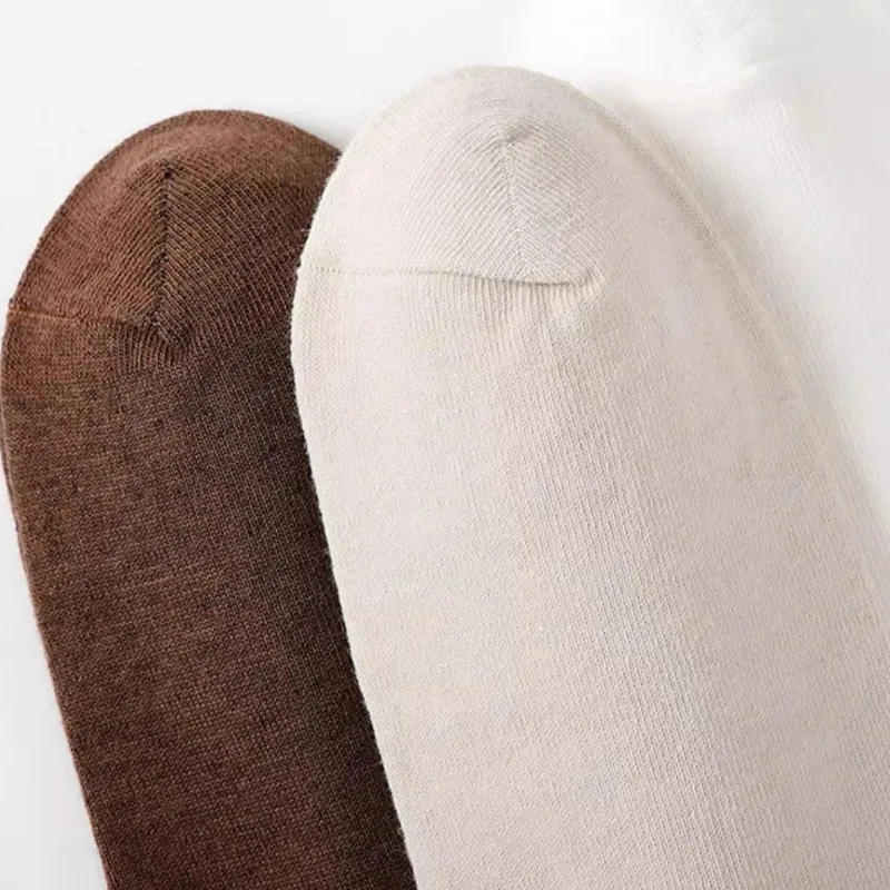 Simple Smiling Face Soft Sock Female Comfortable Non-slip Cotton Middle Cylinder Socks Women Clothing Matching Sweet Hosiery