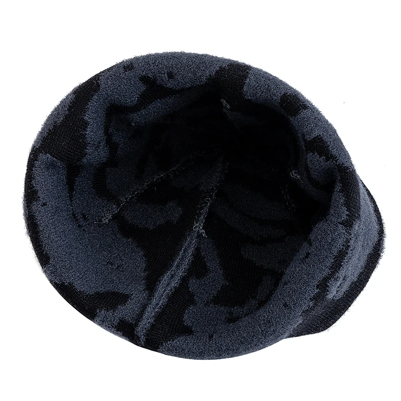 New Style Unisex Geometric Print Skull Cap Dandy Winter Hats Sailor Style Hats For Men Women Autumn Outdoor Ski Beanie Cap