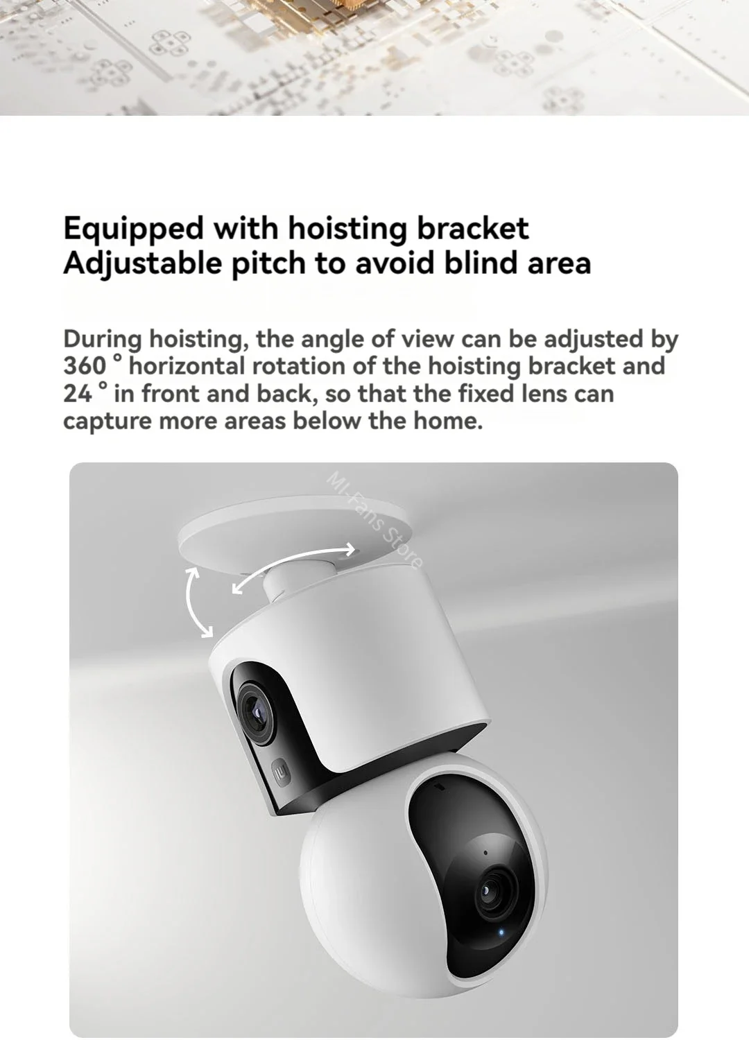Gadgetoo Xiaomi Smart Camera C300 Dual Lens Version