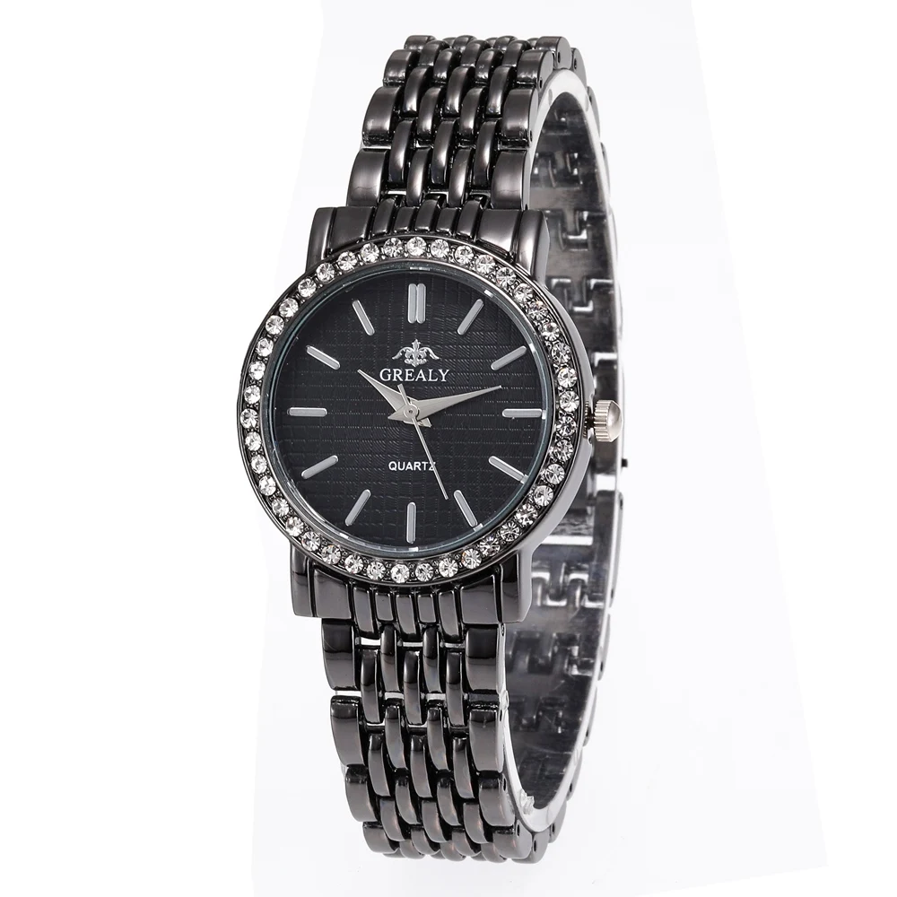 New Fashion Women Watches Casual Simple Rhinestone Lady Wristwatch Luxury Women Quartz Watch Female Gold Watch Relogio Feminino 4