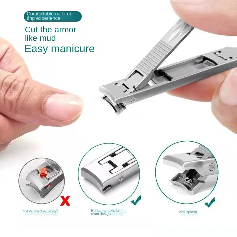 Nail Cutter Double Head Folding Nail Clippers Stainless Steel Cutter Clippers Manicure Pedicure Finger Toe Scissors Manicur nail clipper nail clippers