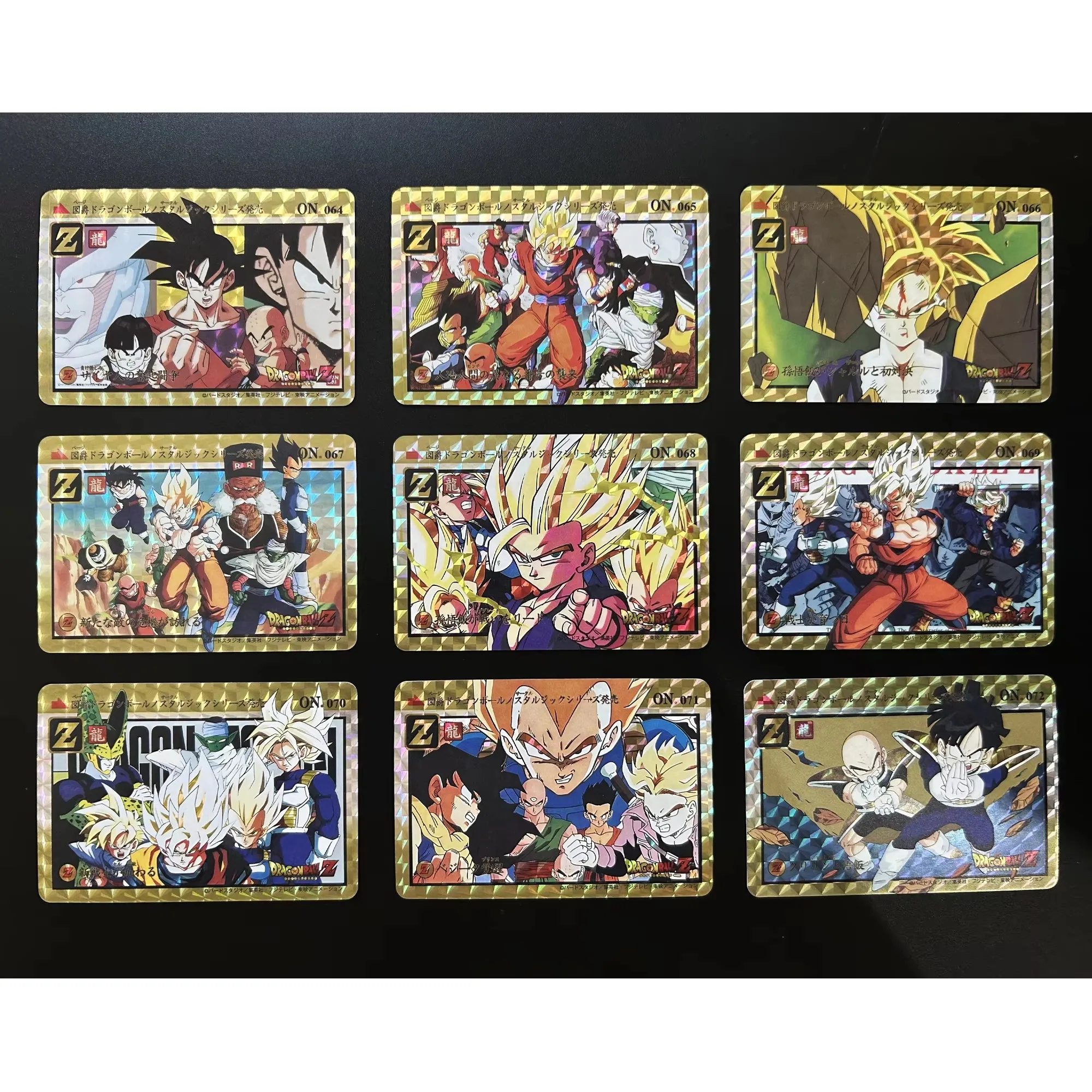27Pcs/set Diy Dragon Ball Super Saiyan Goku Gohan Vegeta Trunks Frieza Flash Card Classic Game Anime Collection Cards Gift Toy