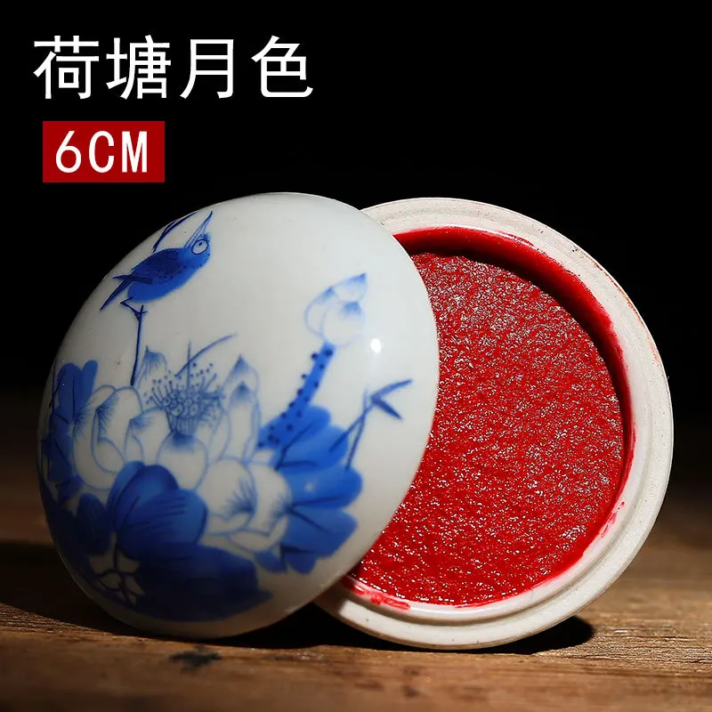 Wholesale Calligraphy Iink Pad Chinese Painting Seal Carving Seal And Cinnabar Big Ink Pad