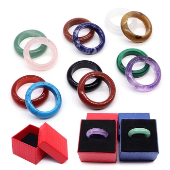Natural Crystal Stone Rings 1