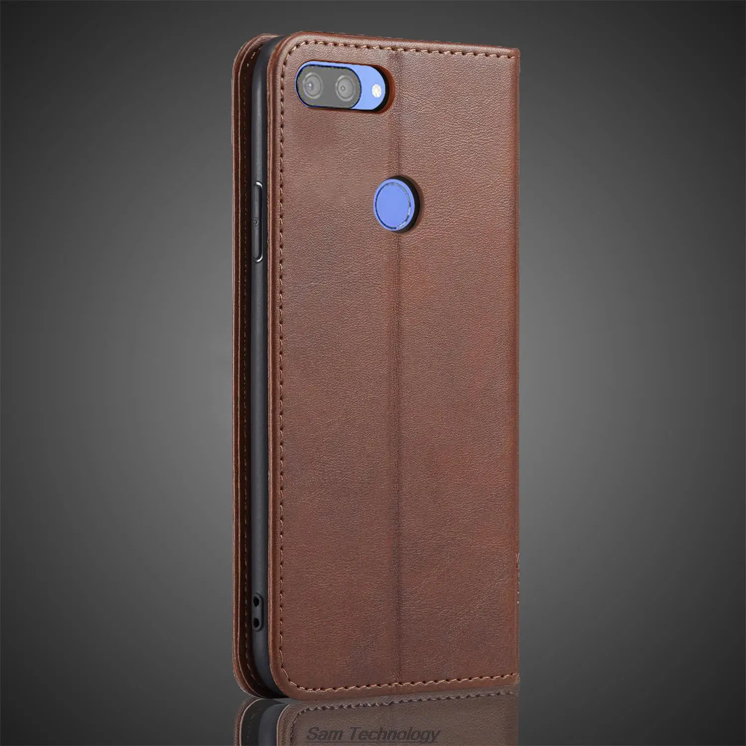 Magnetic attraction Leather Case for Xiaomi Mi 8 lite Holster Flip Cover Case Wallet Phone Bags