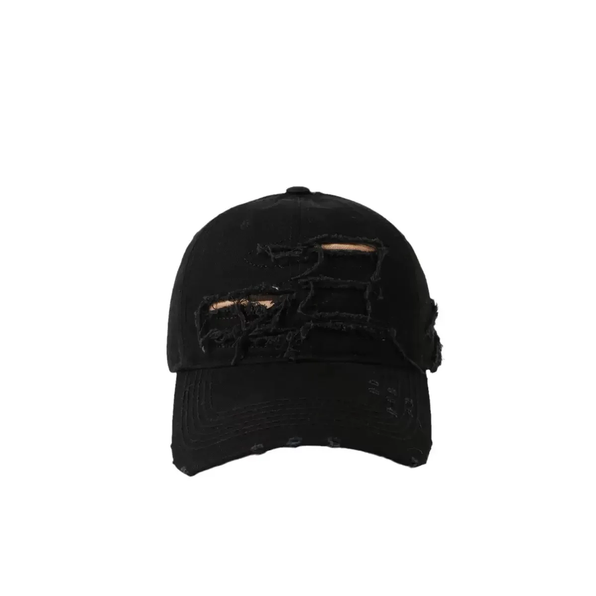 New Ripped Rimmed Baseball Hats for Men and Women Old Curved Brim Caps Personalized Casual Shade Outdoor Sunscreen Hip Hop Hats