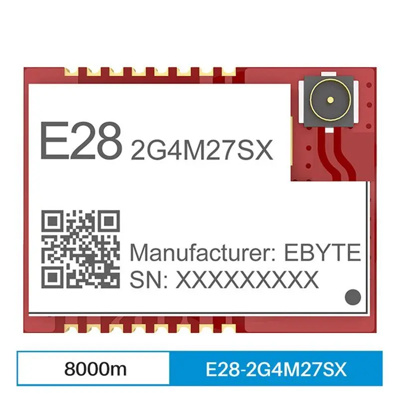 【핫 아이템】2X SX1280 무선 RF 모듈 CDSENET E28-2G4M27SX 27Dbm 8KM 호환 고속 로라 SMD PA+LNA GFSK FLRC