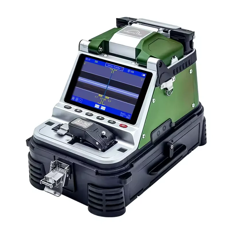 Signalfire AI-30 fusion splicer machine automatic fiber cleaver 6 Motors VFL Power meter tool kits