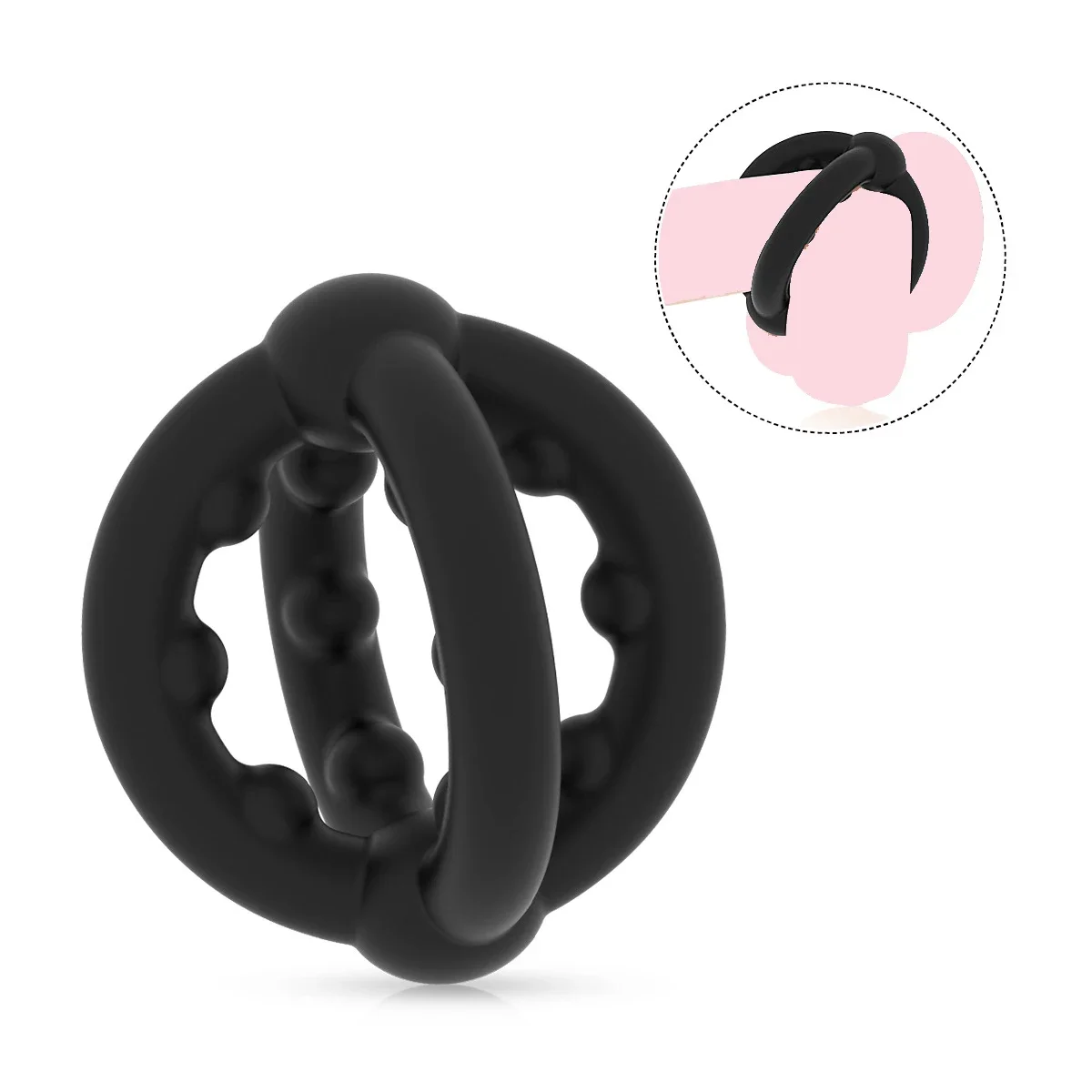 

Man Sex Toy Penis Ring for Men Scrotum Bondage Semen Lock Cock Rings Bigger Men Time Delay Chastity Cage Cockring Ball Stretcher