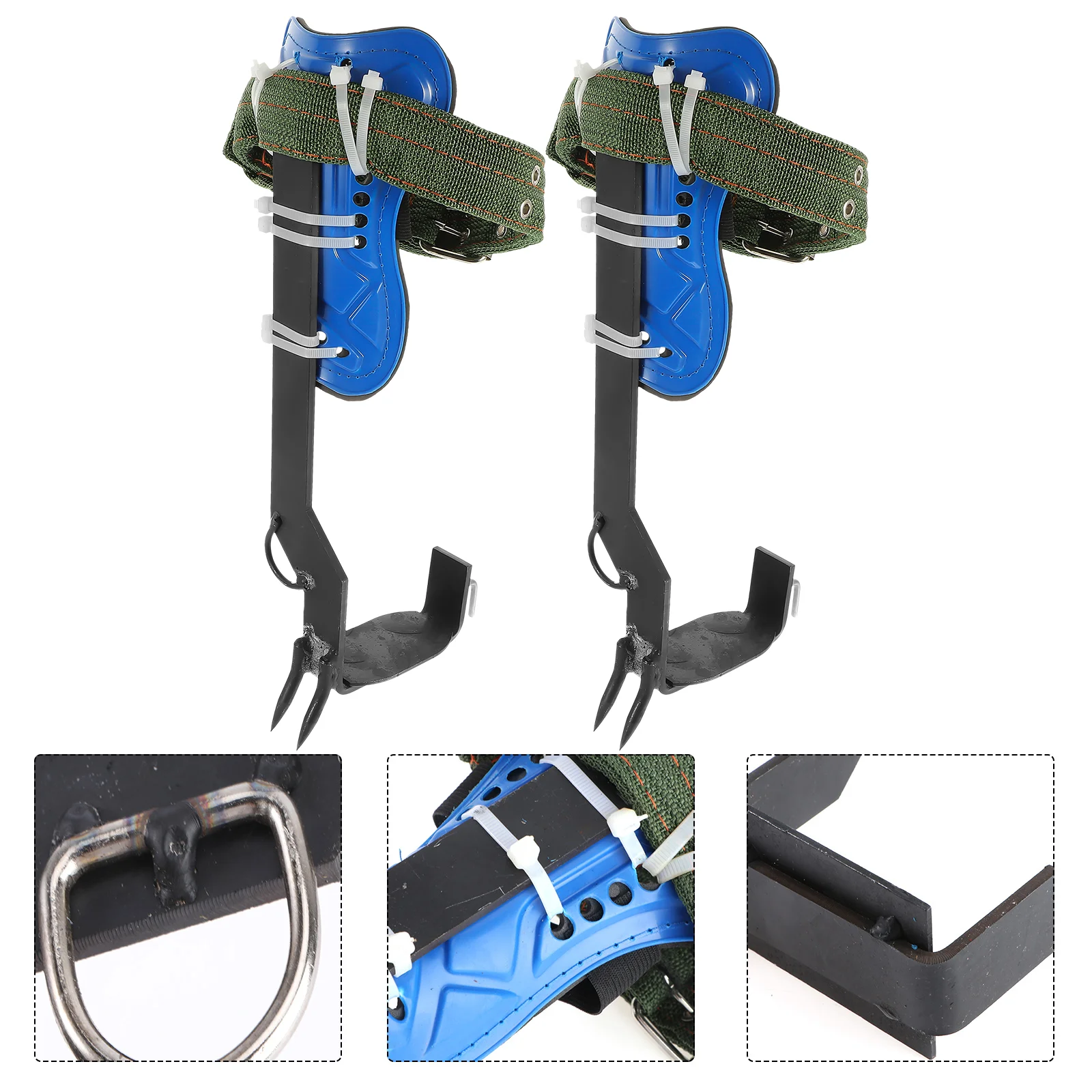 1Set Tree Climbing Spikes Durable Iron Shoes Practical Claw Gear Blind Stand Tool Pole Aid Equipment Hunting Arborist Supplies