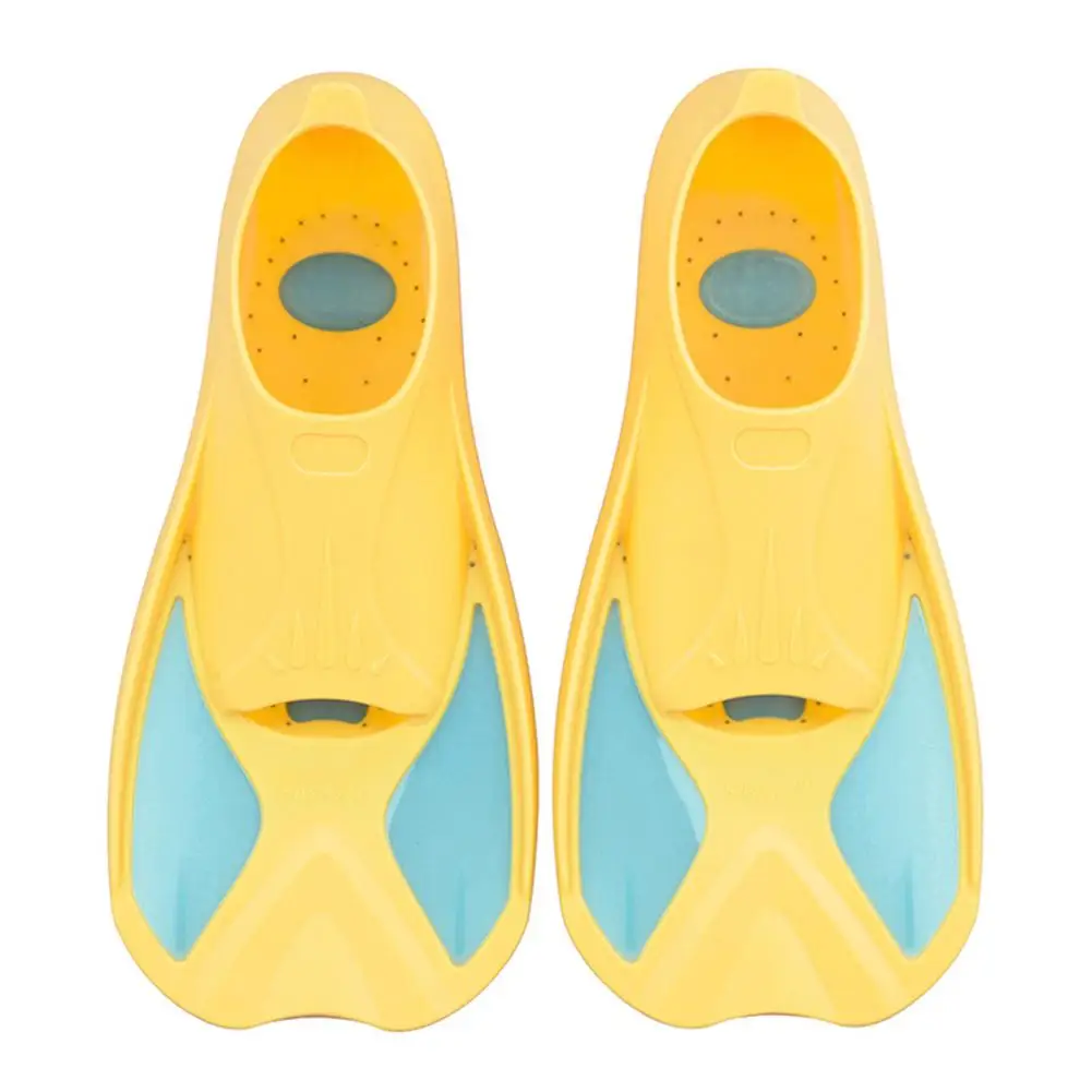 

1 Pair Children Swimming Fins 4 Size 30-37 Short Flippers Diving Shoes Diving Swimming Equipment Dropshipping Wholesale