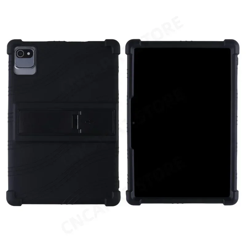 Shockproof Soft Silicone Tablet Case with Rear Kickstand