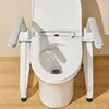 Non Perforated Anti Slip Foldable Toilet Armrest Bracket, Elderly Bathroom Safety Products Armrest Up Assist Device, Toilet Seat 6