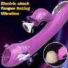 10 Clitoral Double Licking Mode Vibrators For Women G Spot Soft Tongue Stimulating Sexy Toys Adult Masturbation Supplies 18 1