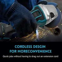 Electric Goddess 125/100mm DGA404 variable speed brushless electric Angle grinder Woodworking power tools For Makita 18V Battery 2