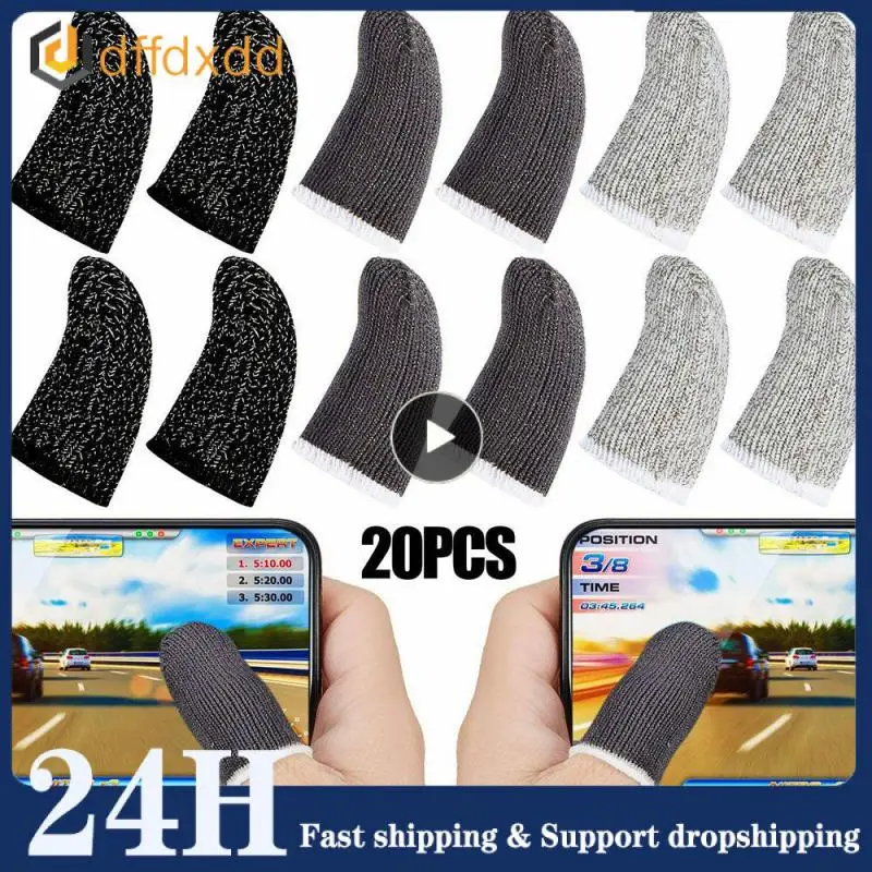 

Sweat-proof Gaming Finger Sleeve For PUBG Professional Touch Screen Thumbs Sleeve Mobile Phone Screen Game Gaming Gloves