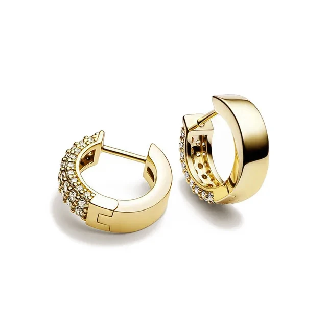 Bow Ear Loops Sun Moon Heart Mickey Earrings Charms 925 Silver For Women Wedding Gift