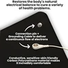 60*40cm Grounding Pad With 10 Feet Ground Wire Sleep Mat Desk Mat for Better Sleep Reduce Pain Better Healthy Yoga Massage Mat 5