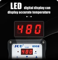 JCD 2 in 1 Soldering Station 8908 Digital Display SMD Rework Hot Air Gun Solder Iron 110V ESD Welding Desoldering Repair Tools 2