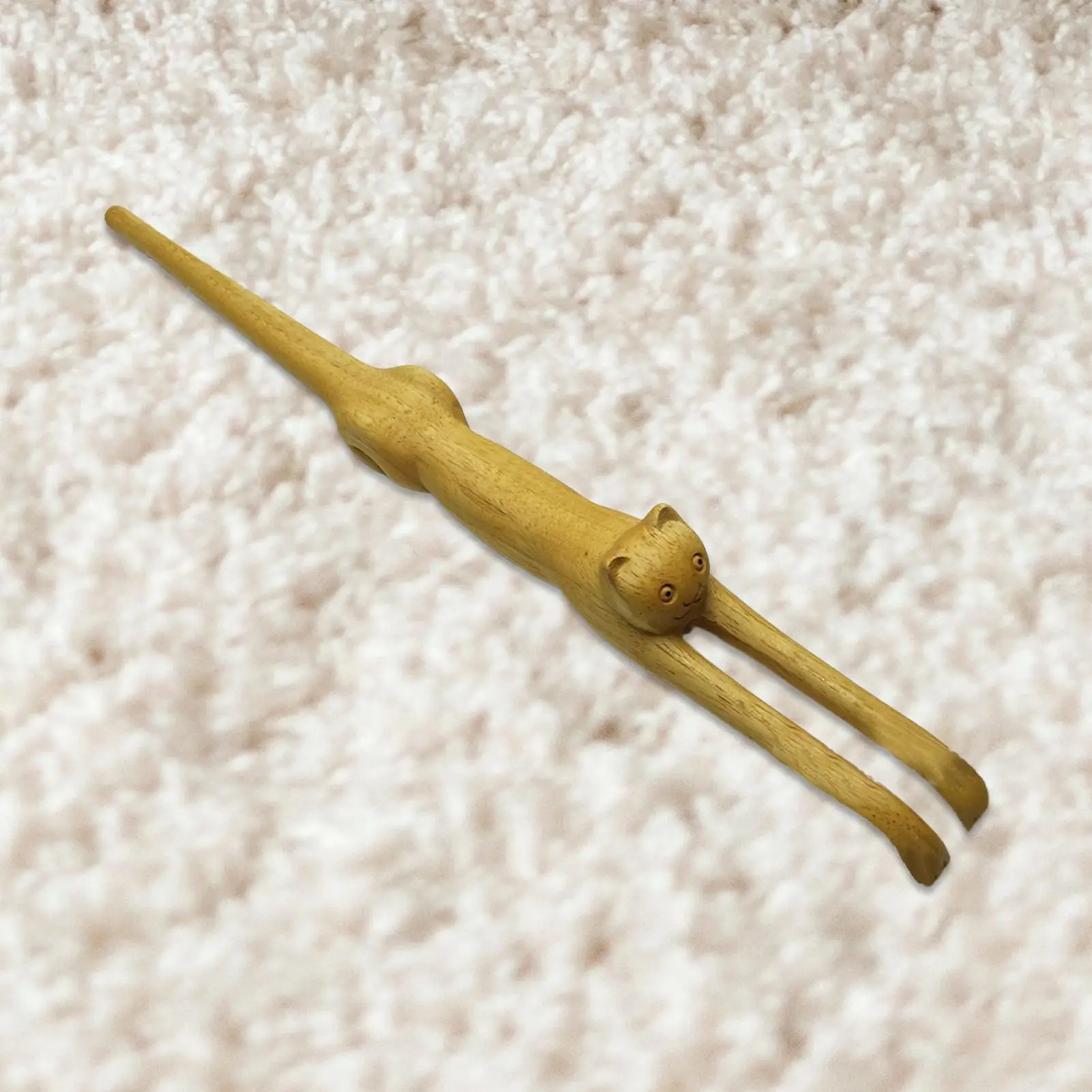 고양이 모양의 등 긁개 베이스우드 긴 손잡이 고양이 모양의 등 긁개 FunnyCat-Shaped Back Scratcher For CatLover