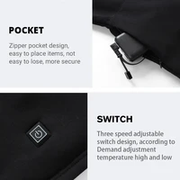 Winter Thermal Jacket Heated Vest Men Heated Underwear Thermal Men's Ski Suit USB Electric Heating Clothing Fleece Long Johns 5
