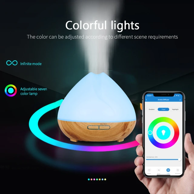 Smart Humidifier Google Home  Aromatherapy Humidifier Alexa - Smart  Humidifier Light - Aliexpress