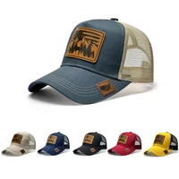 Fashion Leathers Baseball Caps for Women Men Female Male Sport Visors Snapback Cap Sun Hat Gorras Hombre Designer Trucker Hat 1
