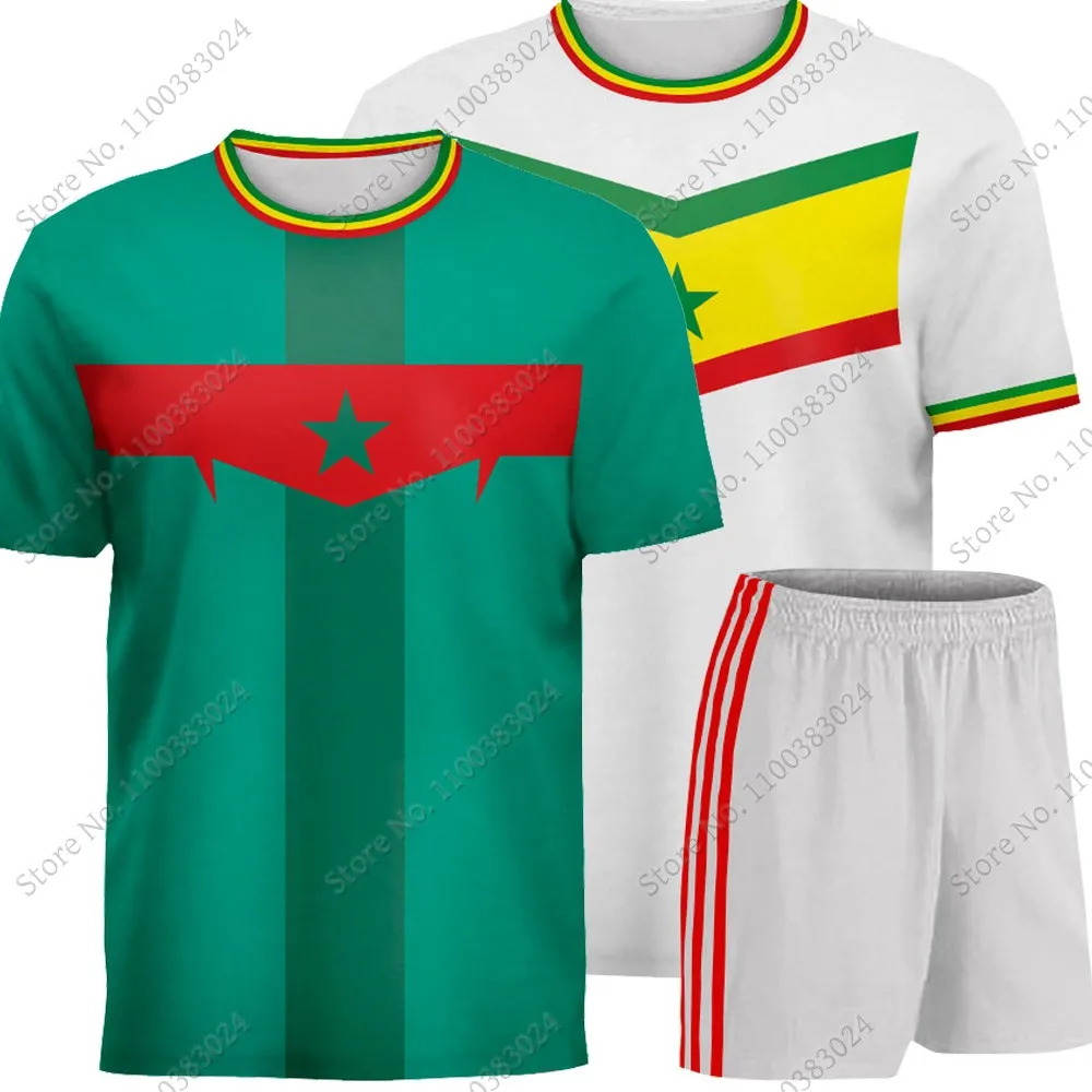 

2023 Senegal National Jersey team Fans T Shirts Polish Mens Shorts Running Streetwear Casual Training Suit Clothe