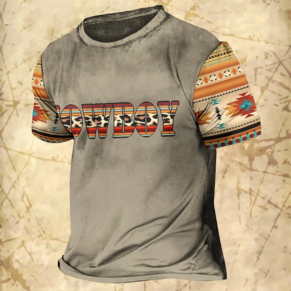 Mens Oversized Graphic T Shirt Short Sleeve